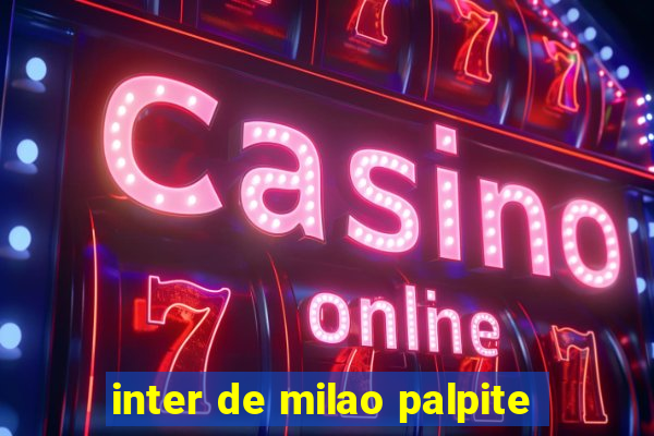 inter de milao palpite